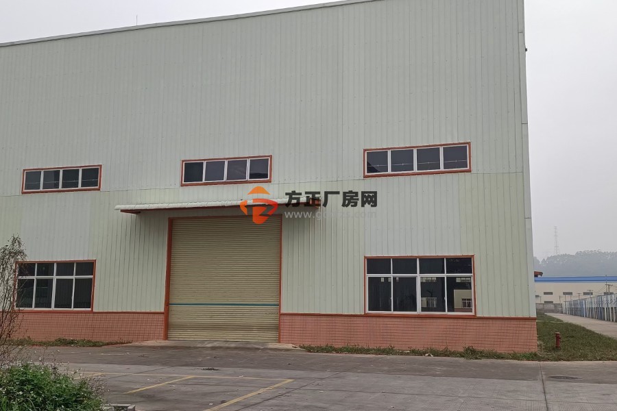 给钱就租、高明工业区全新钢构10000方厂房带牛角可承载20吨行吊空地大